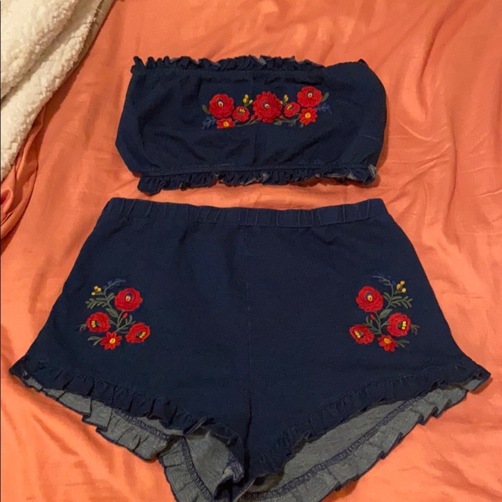 Forever 21 denim set